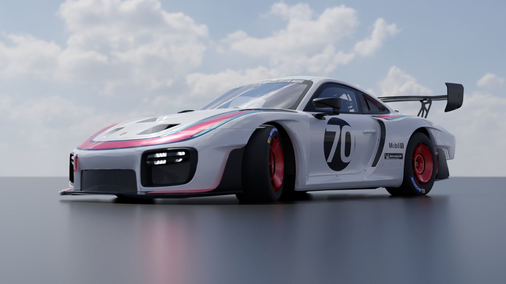 2020 Porsche 935 - DMAX Designs 3D model_2