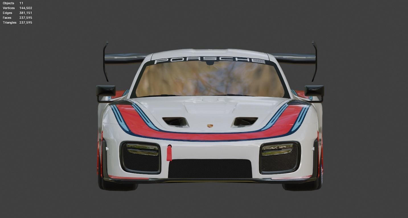2020 Porsche 935 - DMAX Designs 3D model_12