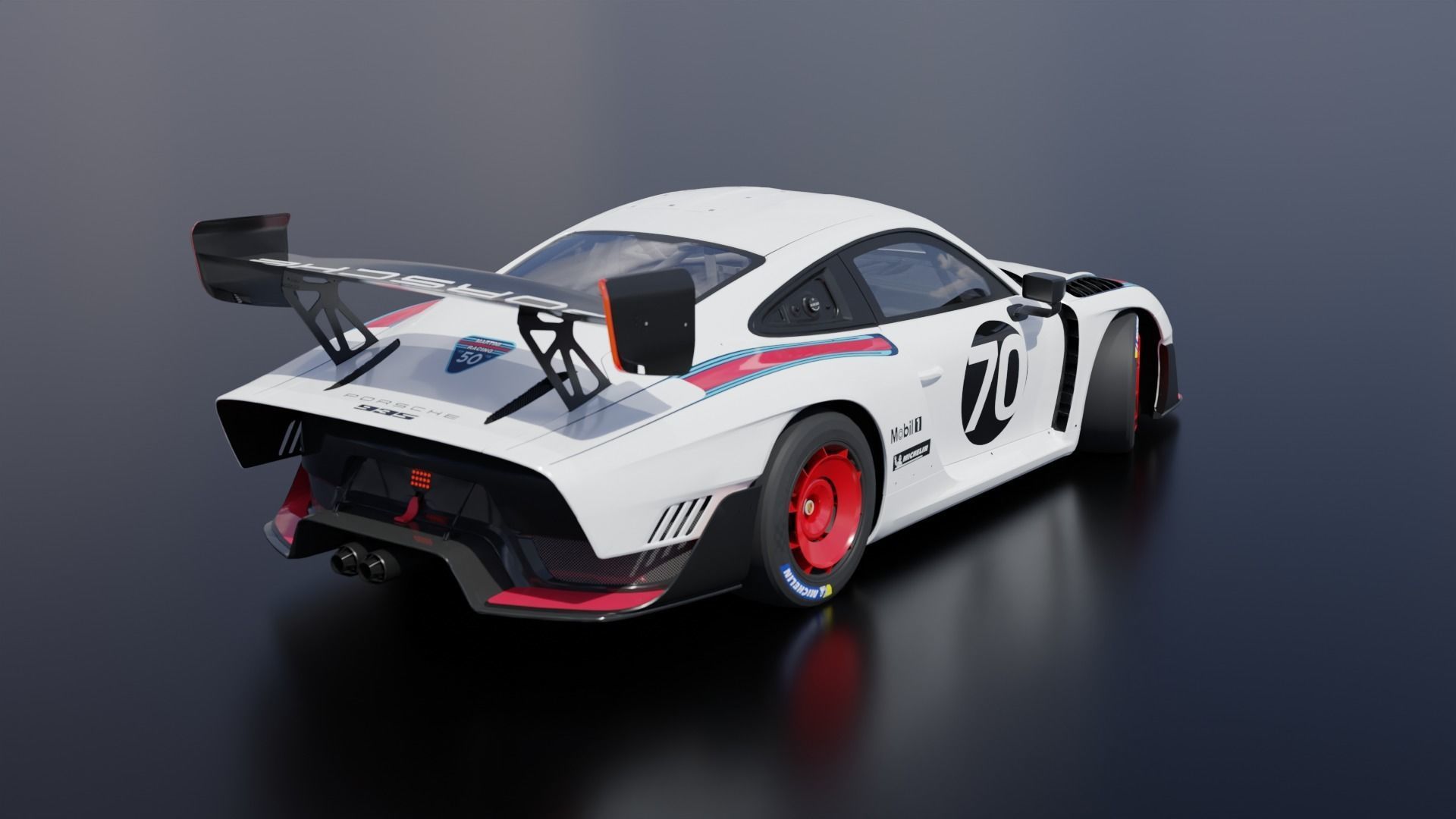 2020 Porsche 935 - DMAX Designs 3D model_3