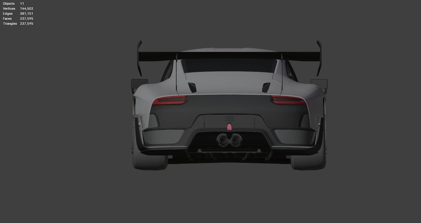 2020 Porsche 935 - DMAX Designs 3D model_10