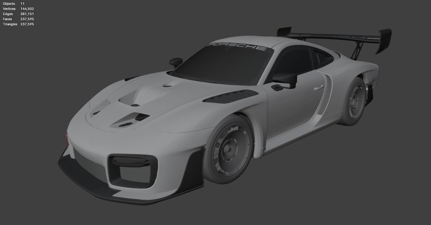 2020 Porsche 935 - DMAX Designs 3D model_9