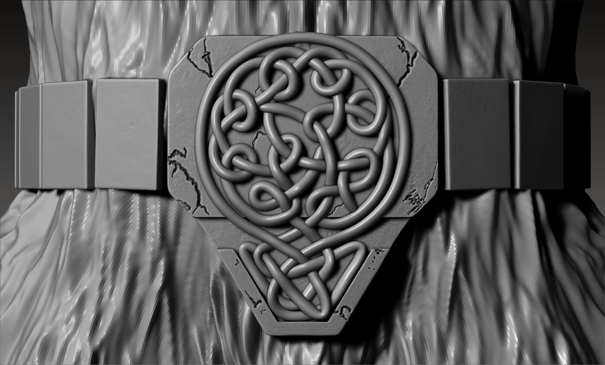 Black Krrsantan armor for cosplay 3D print model_4