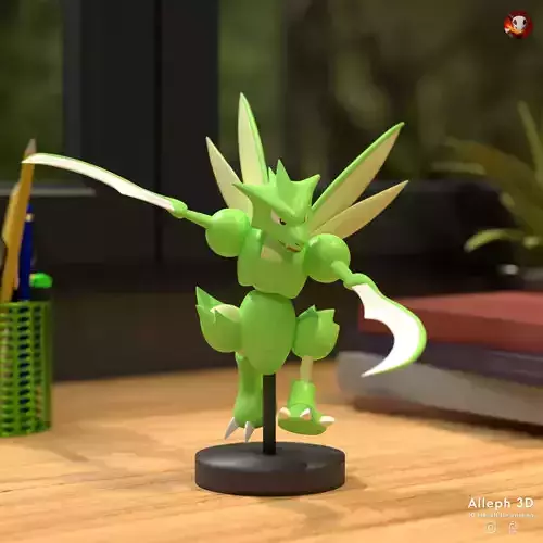 Pokemon scyther 3D print model