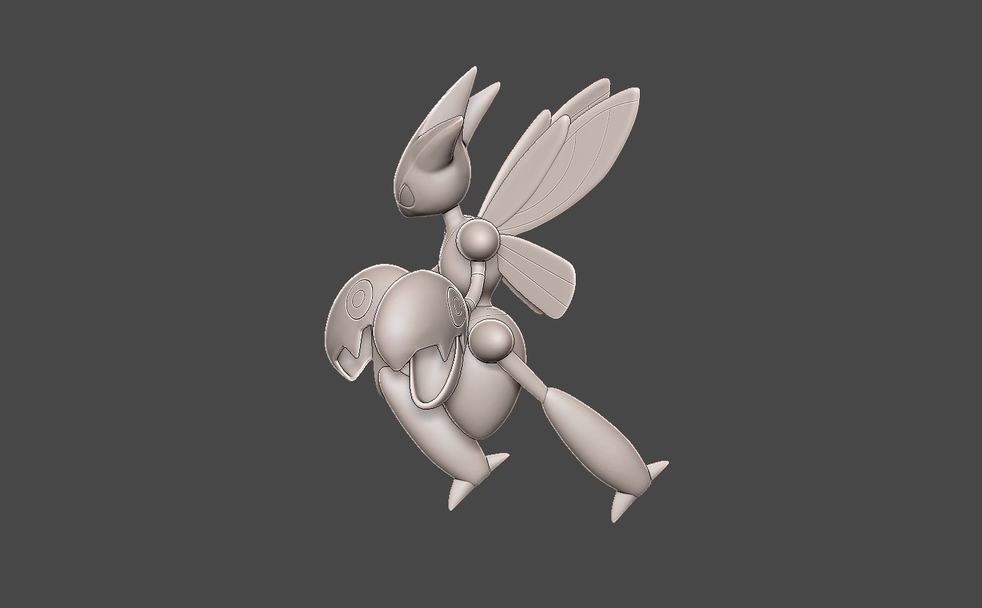 Pokemon scizor 3D print model_5