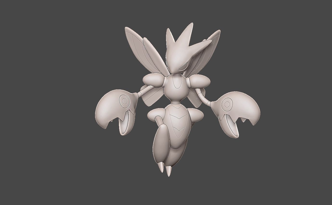 Pokemon scizor 3D print model_3