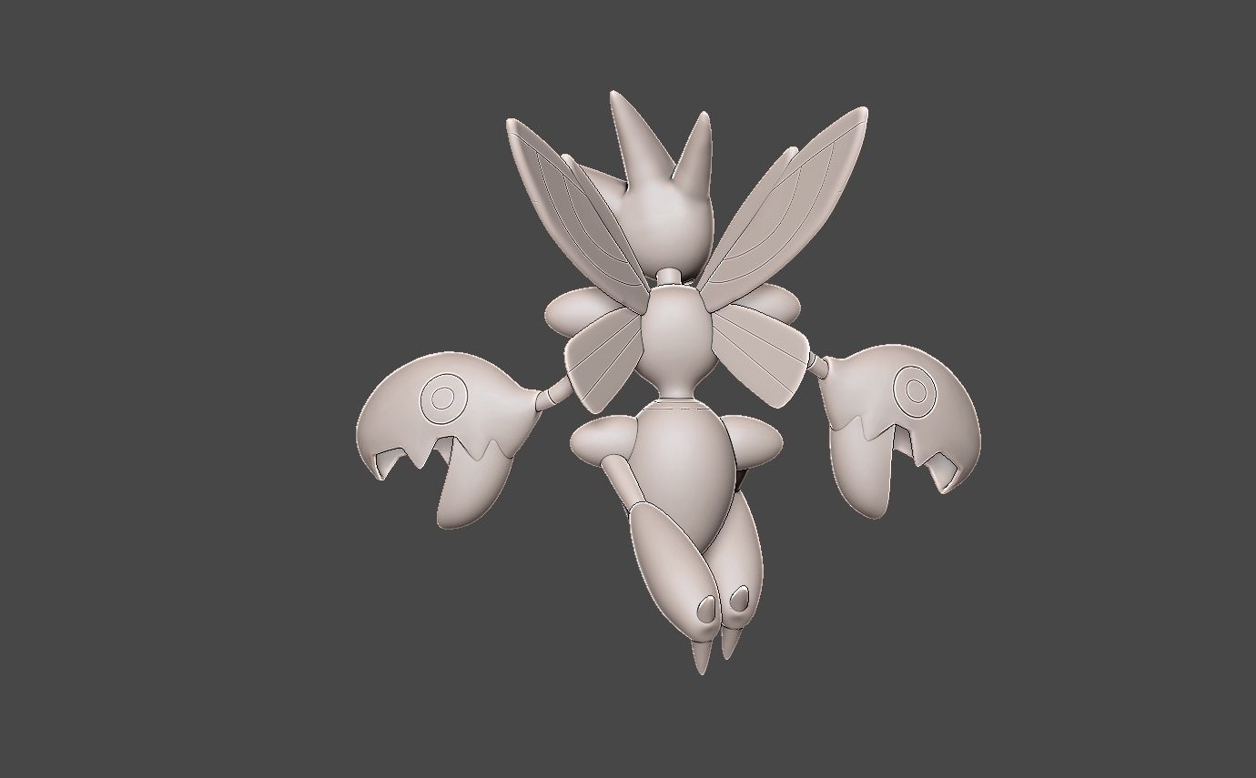 Pokemon scizor 3D print model_13