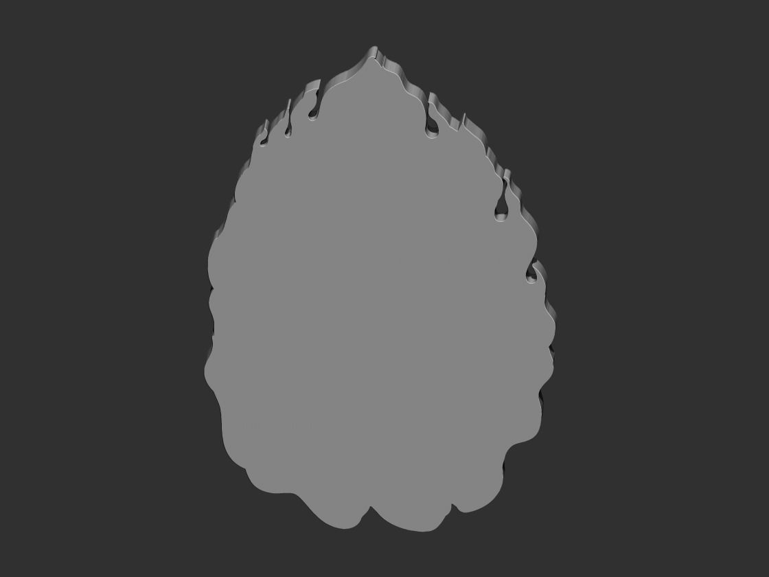 buddha face 3D print model_6