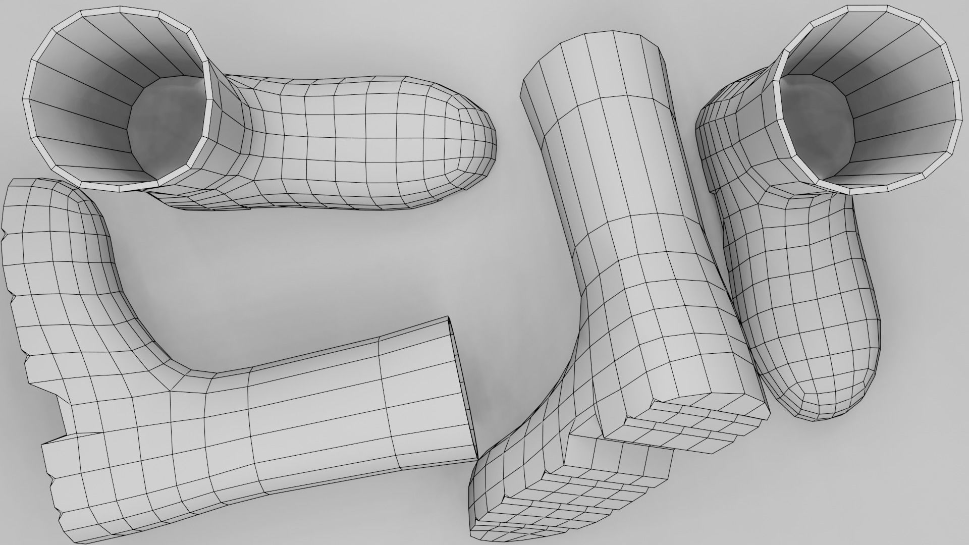 Low poly shoes free Free low-poly 3D model_12