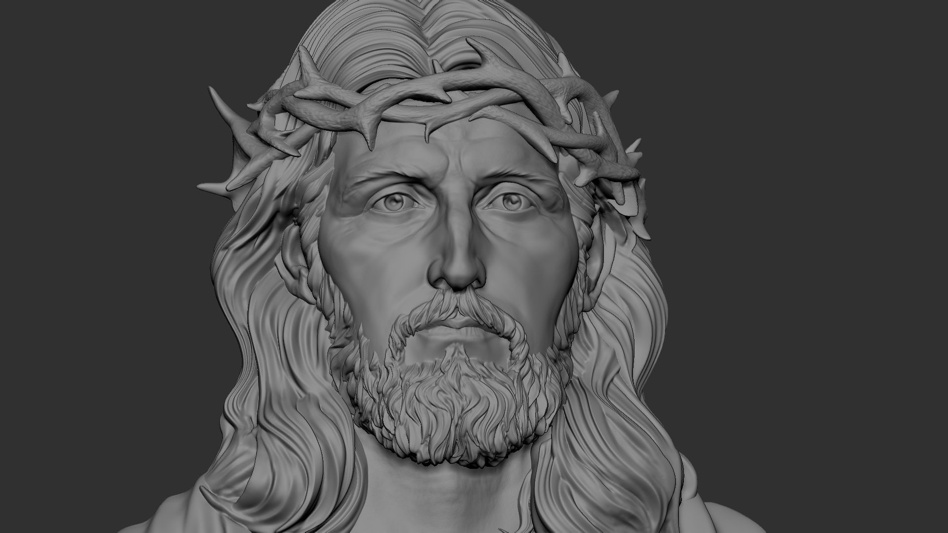 Jesus Relief 10 3D print model_8