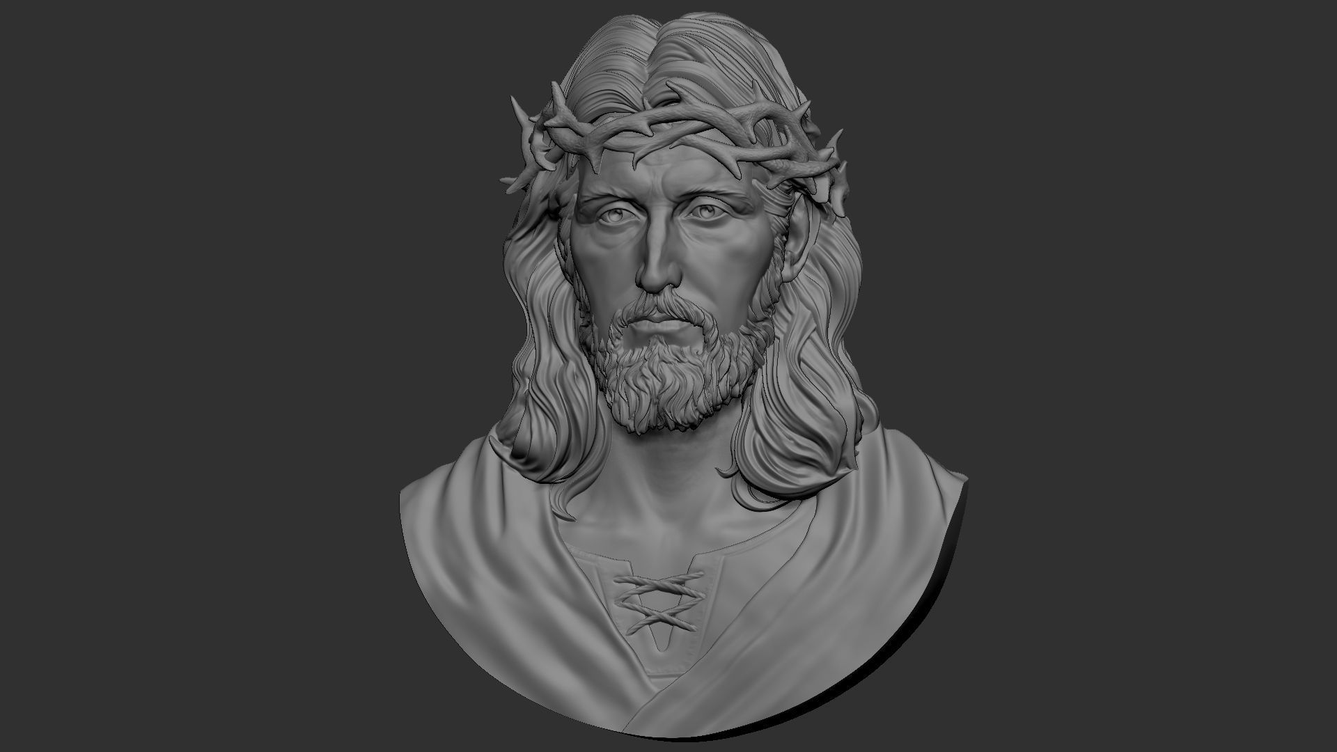 Jesus Relief 10 3D print model_10