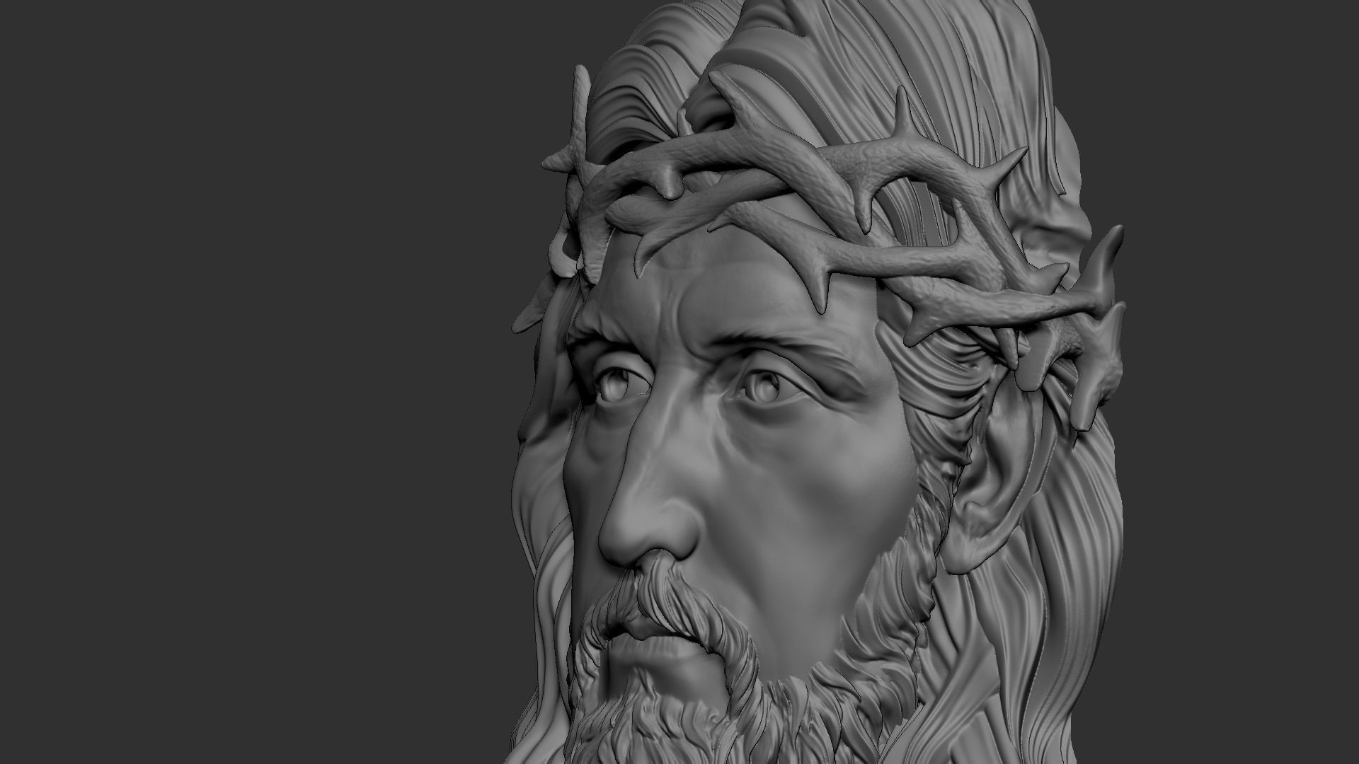 Jesus Relief 10 3D print model_12