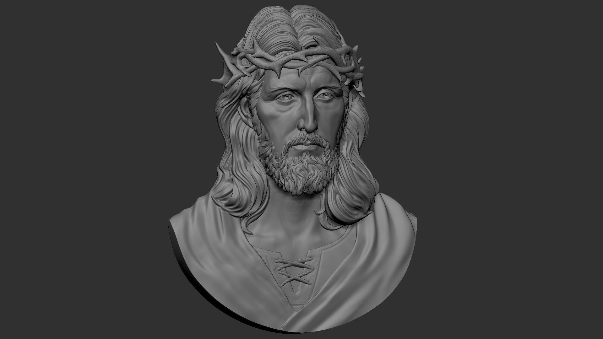 Jesus Relief 10 3D print model_7