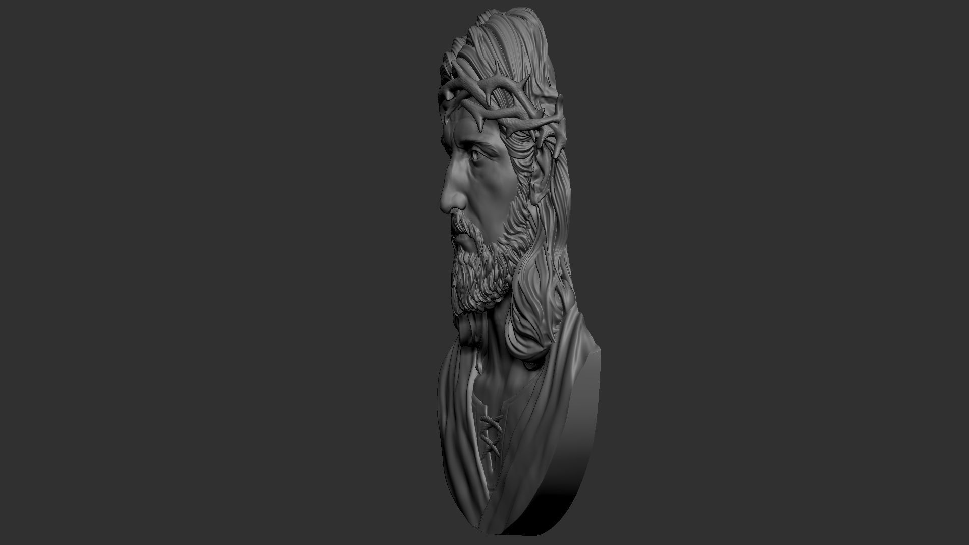 Jesus Relief 10 3D print model_17