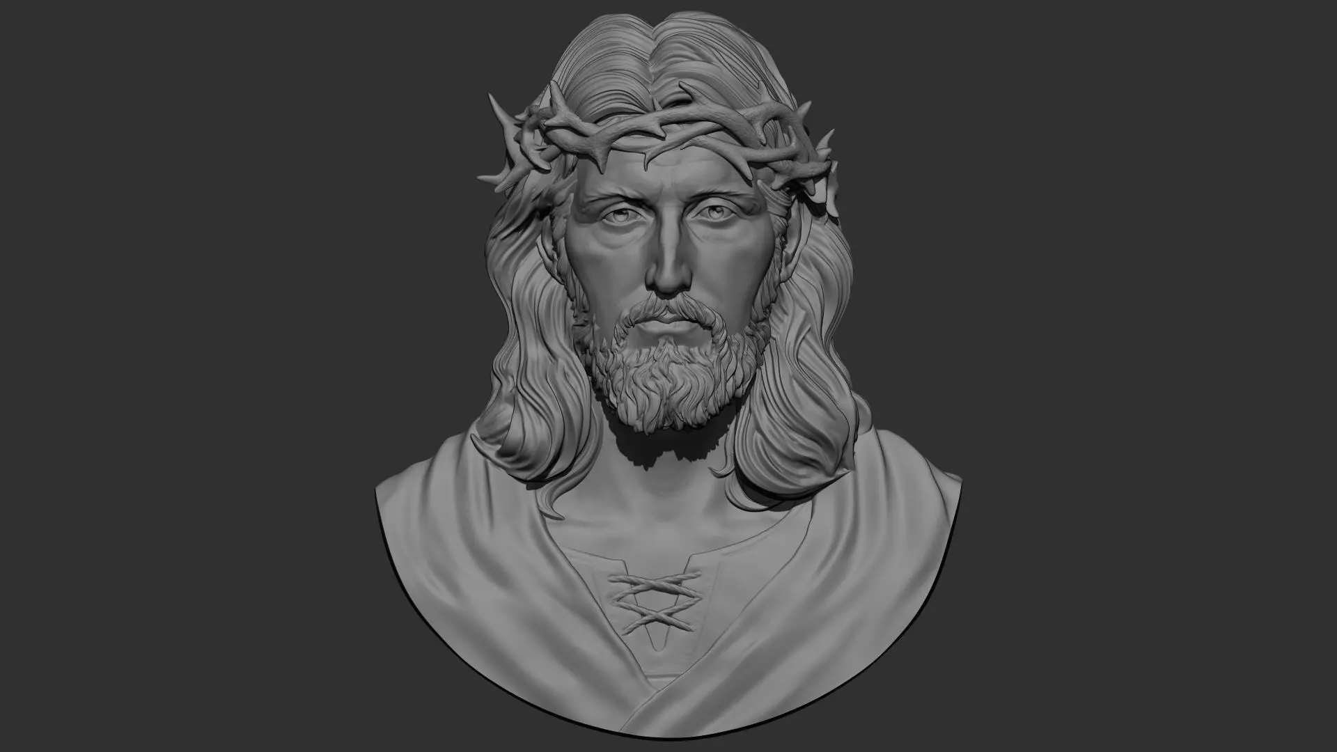 Jesus Relief 10 3D print model_0