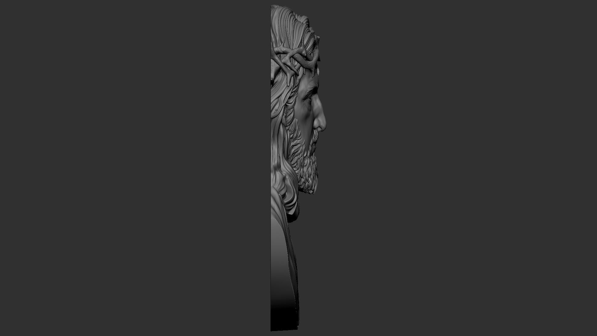 Jesus Relief 10 3D print model_5