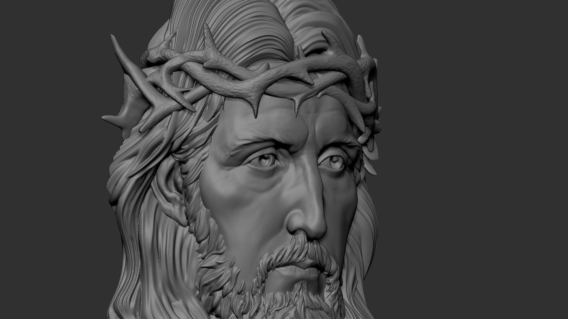 Jesus Relief 10 3D print model_11