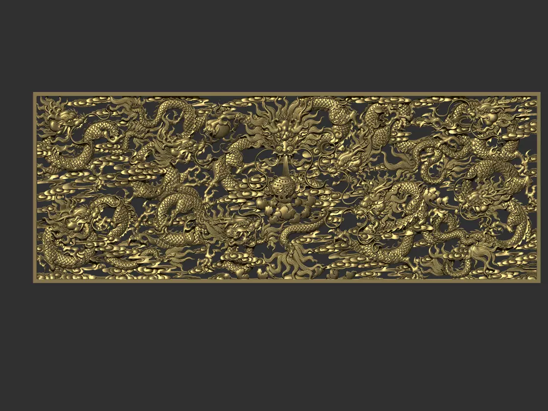 Nine Dragons 2 3D print model