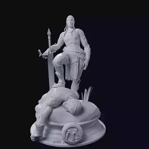 GRAND WARLORD RADHA - MAGIC THE GATHERING MTG 3D print model