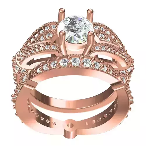 Beautiful Bridal Bands Set for Women
