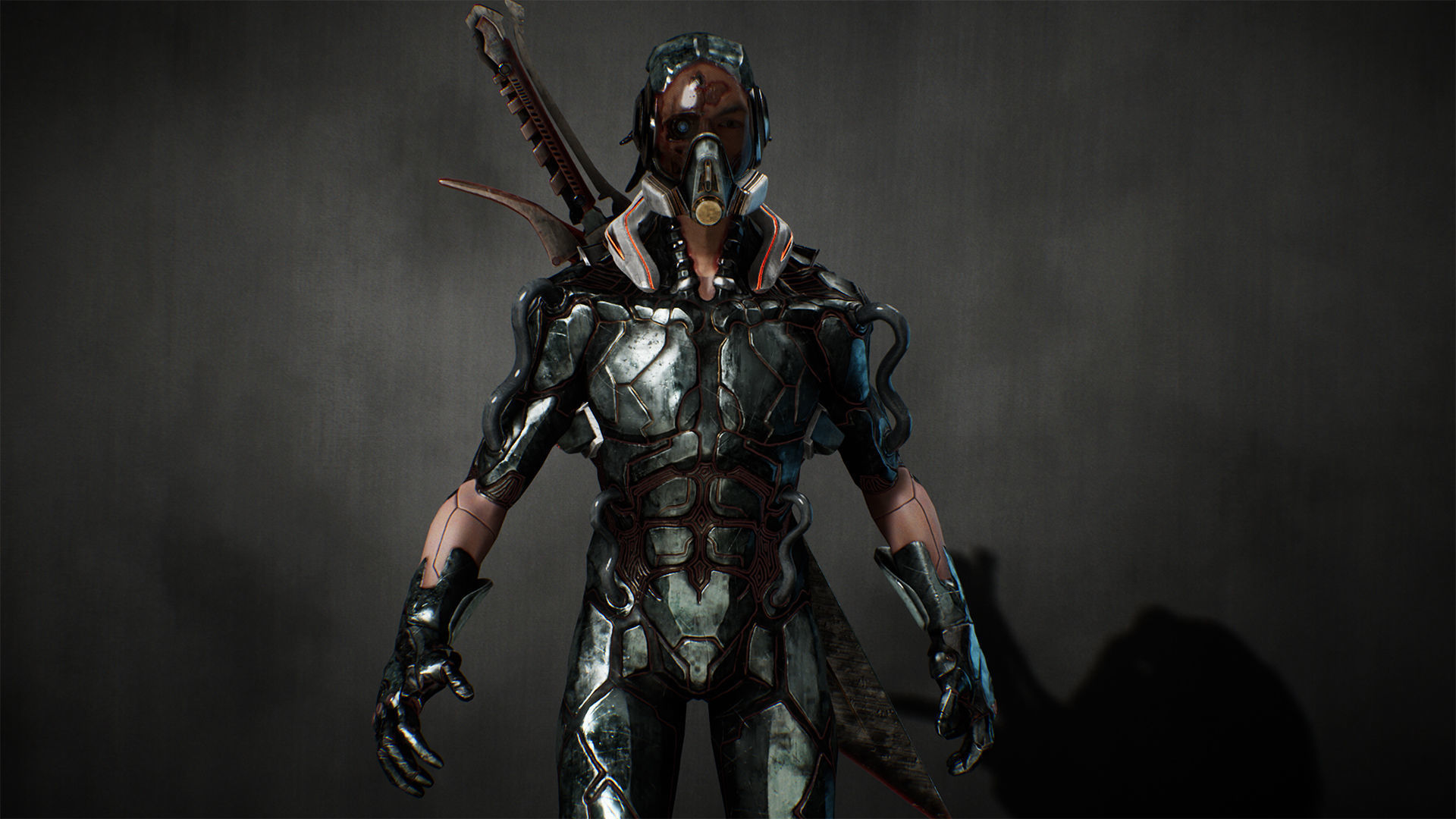 Biochemical Monster 05 Low-poly 3D model_16