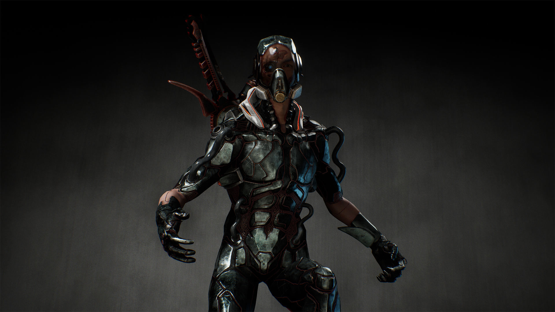 Biochemical Monster 05 Low-poly 3D model_5