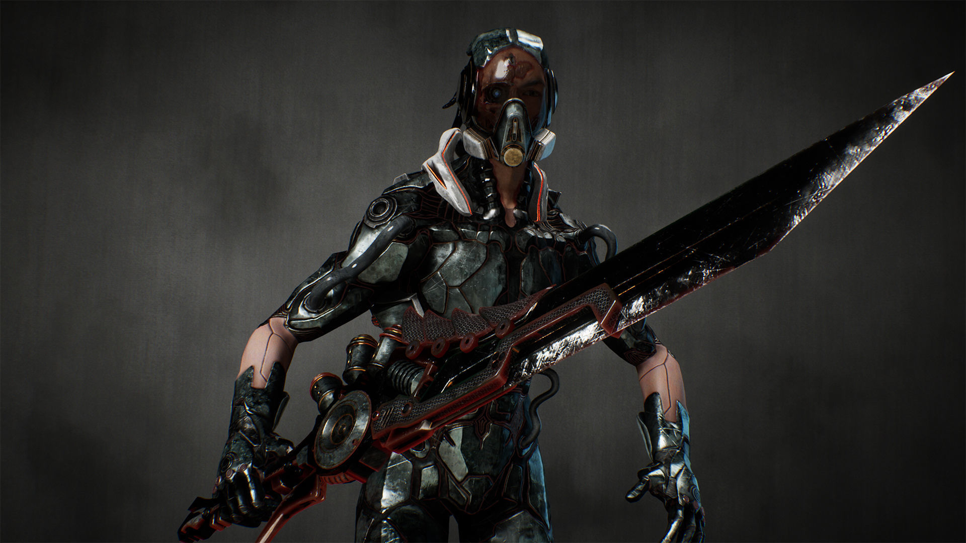 Biochemical Monster 05 Low-poly 3D model_9