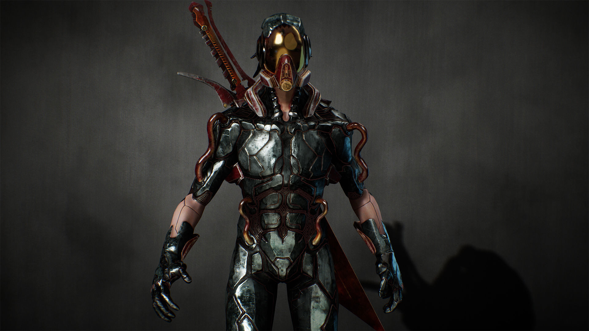 Biochemical Monster 05 Low-poly 3D model_18