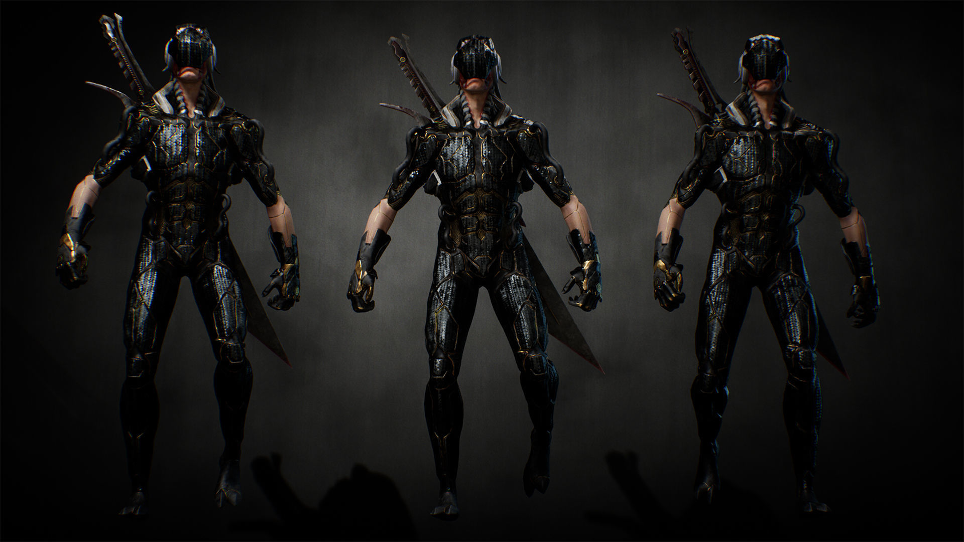 Biochemical Monster 05 Low-poly 3D model_6