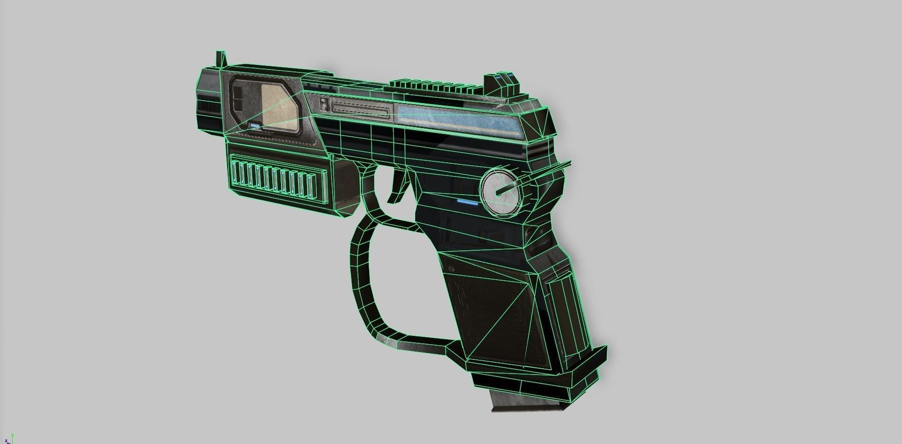 Gun 3d model 3D model_3