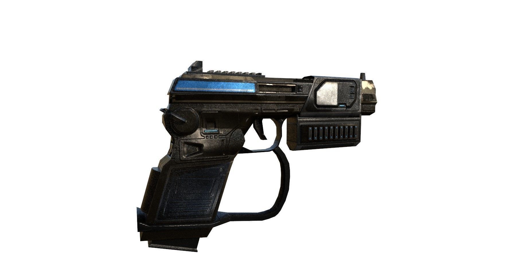 Gun 3d model 3D model_1