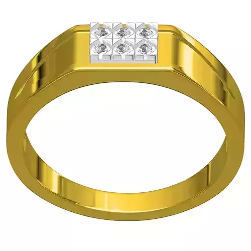 Beautiful and Simple Mens Engagement Ring