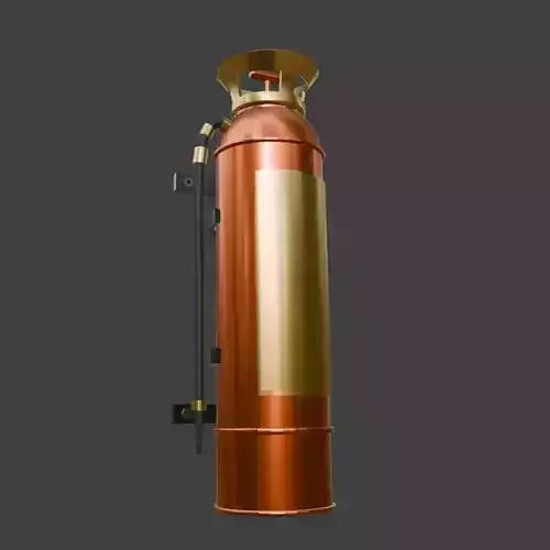 Fire Extinguisher Low-poly 3D model