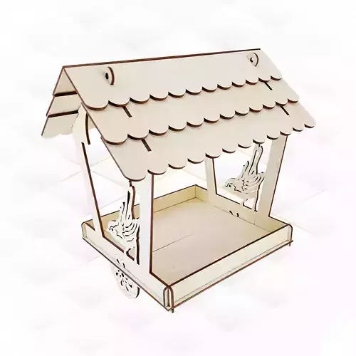Bird feeders garden decor design for laser cut Birds silhouette