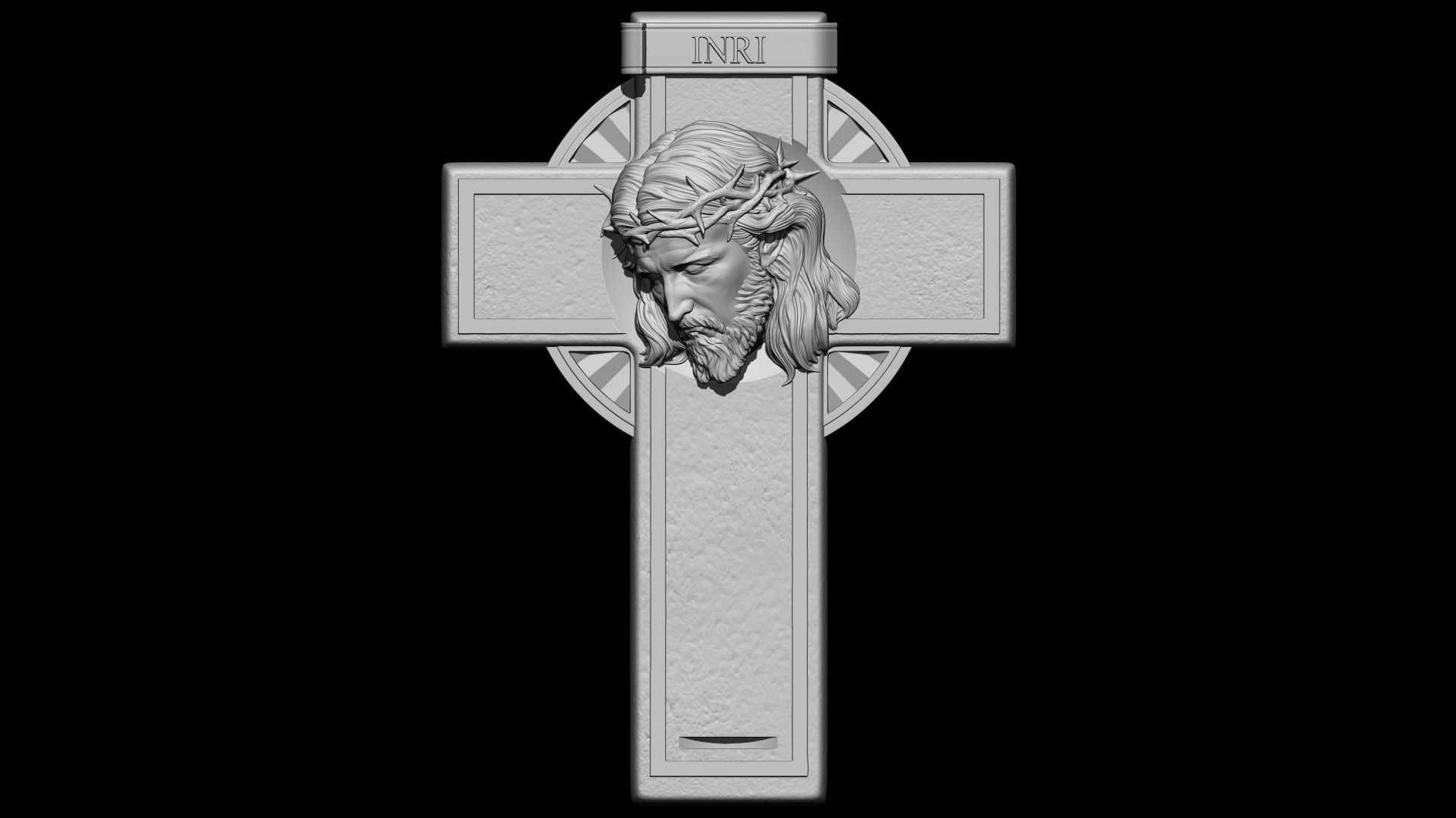 Jesus Cross 07 3D print model_2