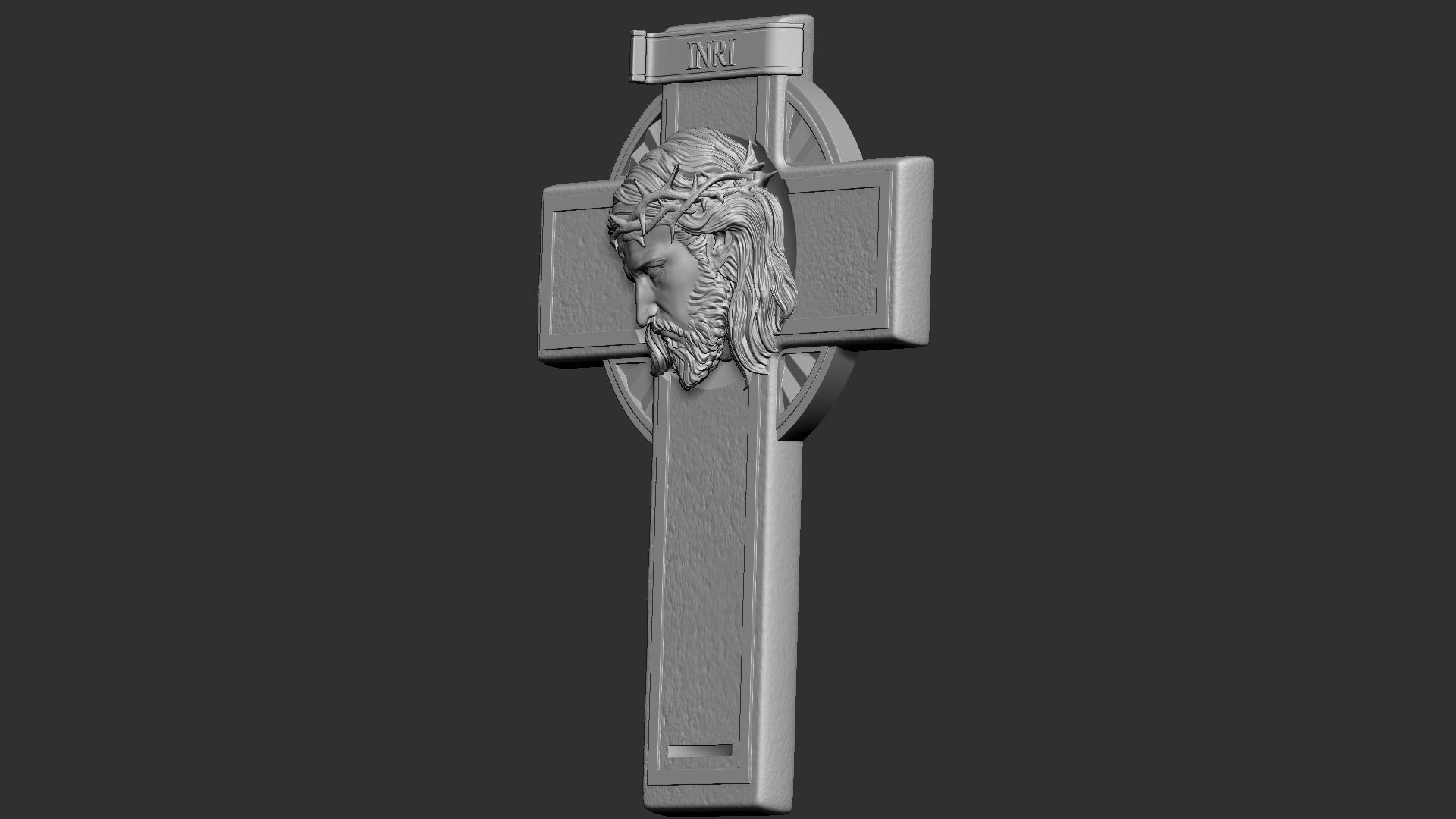 Jesus Cross 07 3D print model_16
