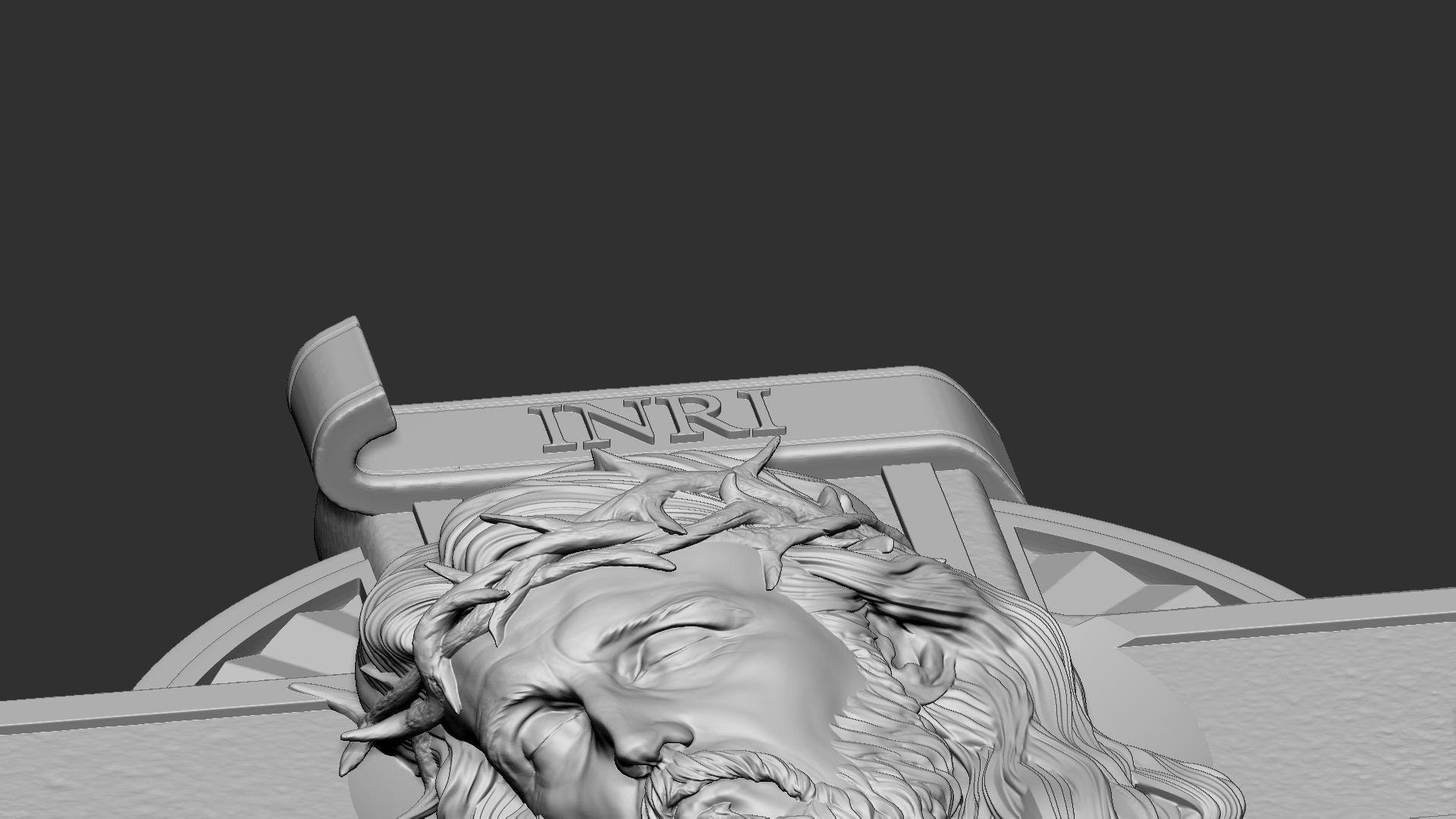Jesus Cross 07 3D print model_6