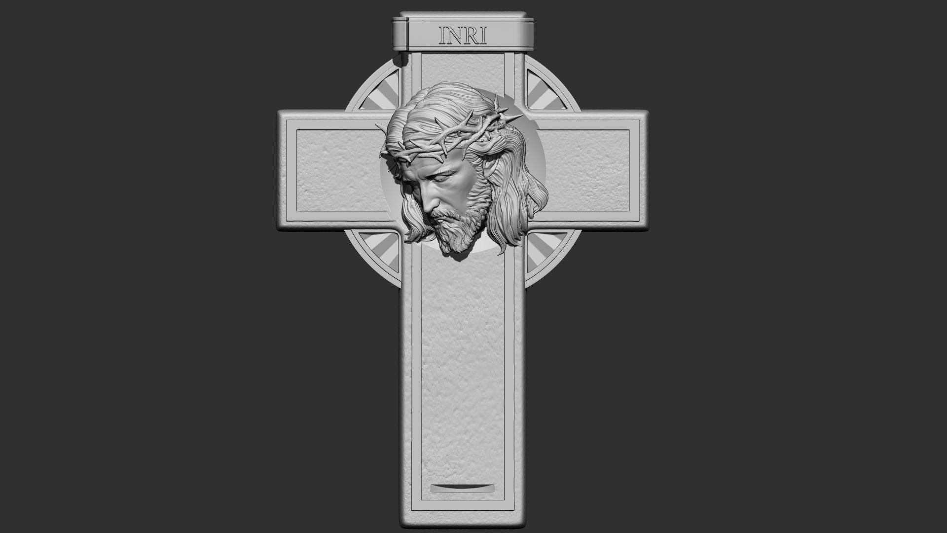 Jesus Cross 07 3D print model_3