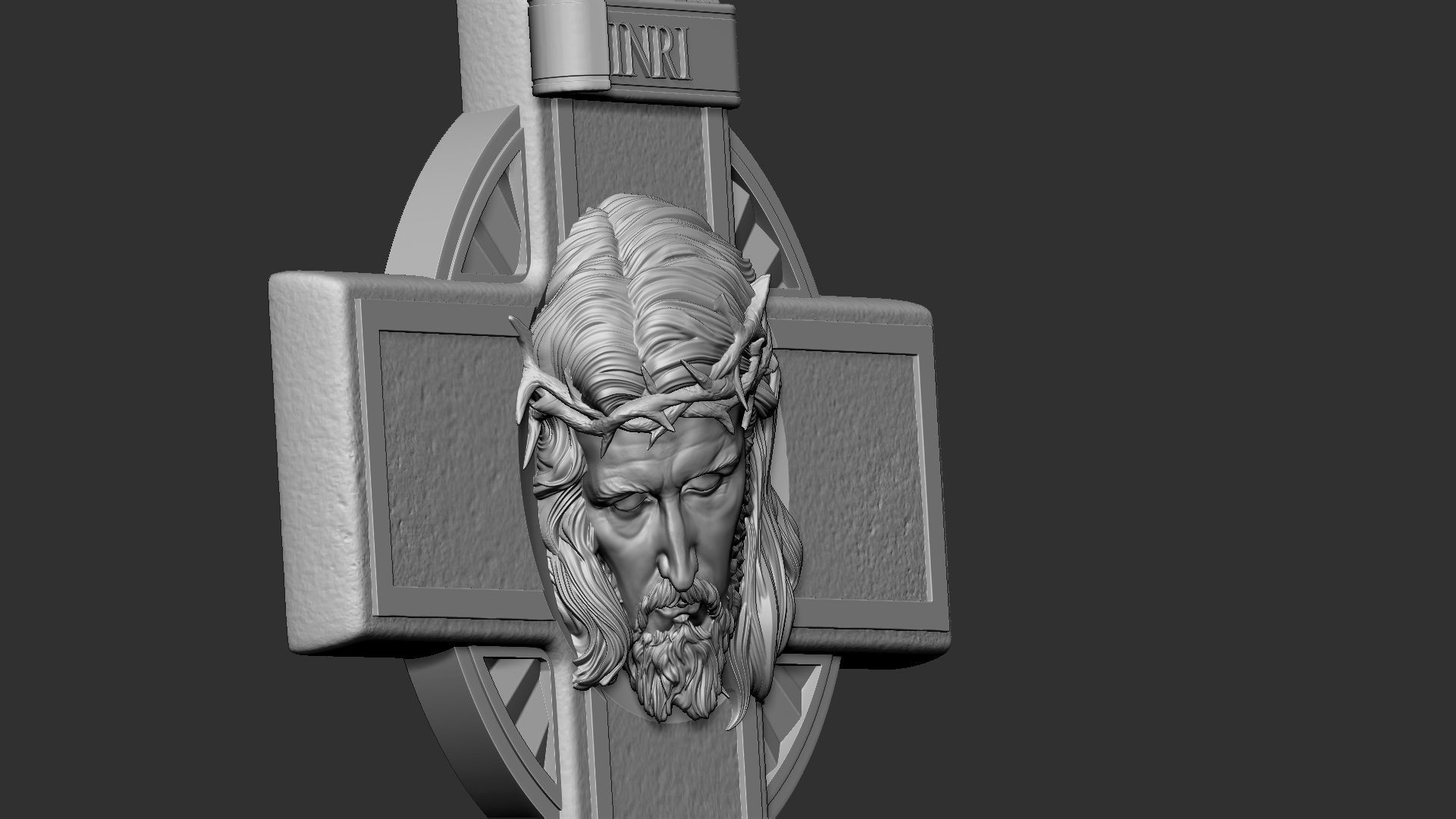 Jesus Cross 07 3D print model_9