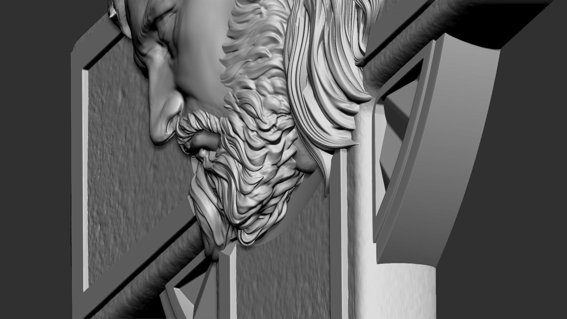 Jesus Cross 07 3D print model_7