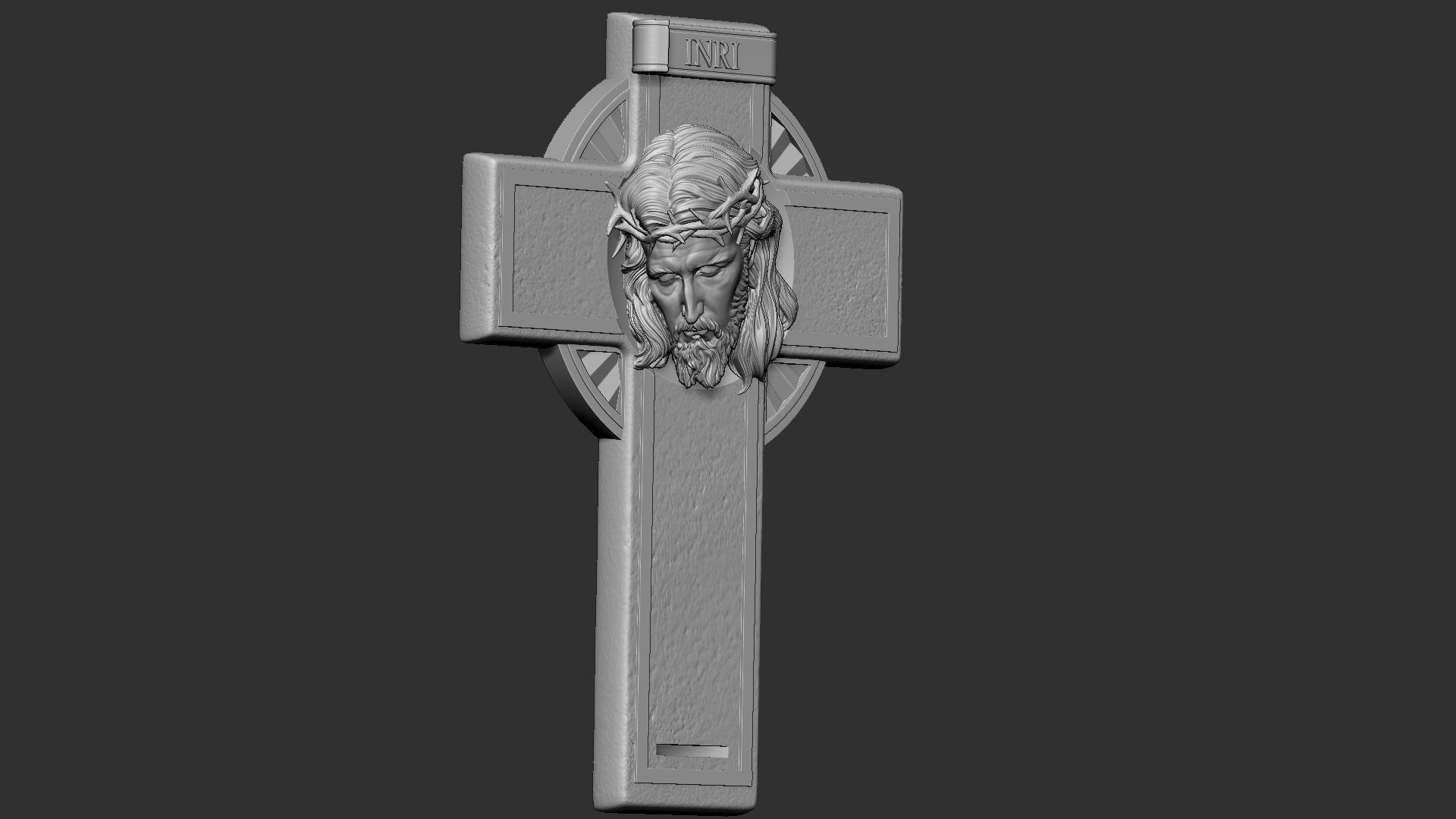 Jesus Cross 07 3D print model_19