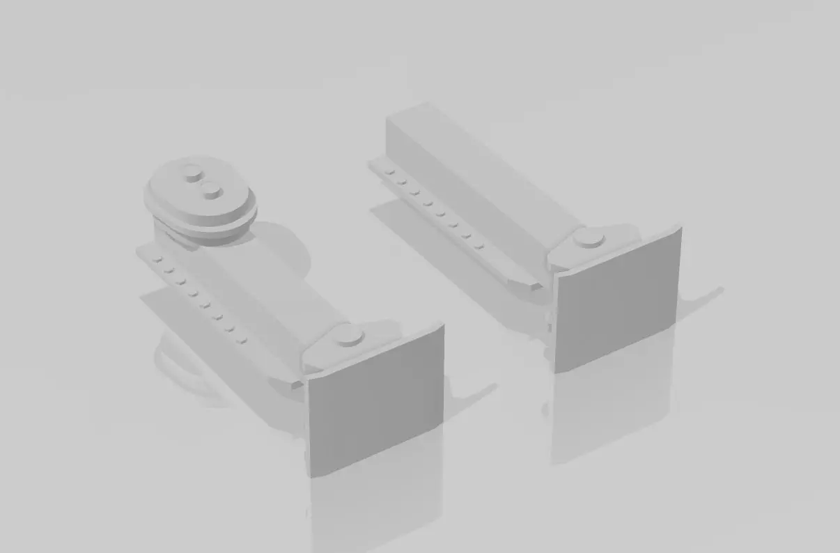 Support legs for Tamiya trailer 1 by 14 scale 3D print model