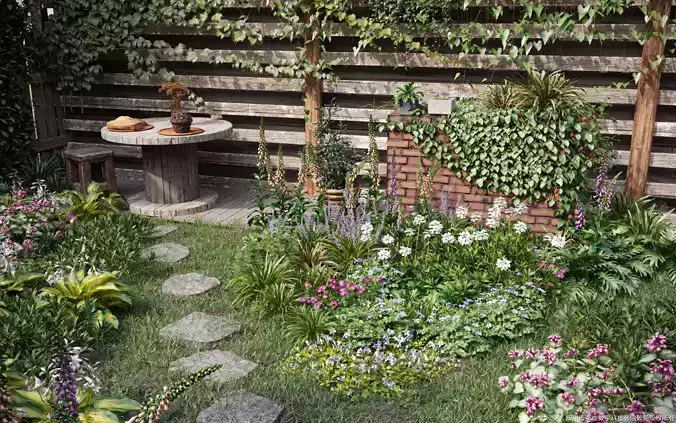 Maxtree Plant Models Vol 8 - Mesh