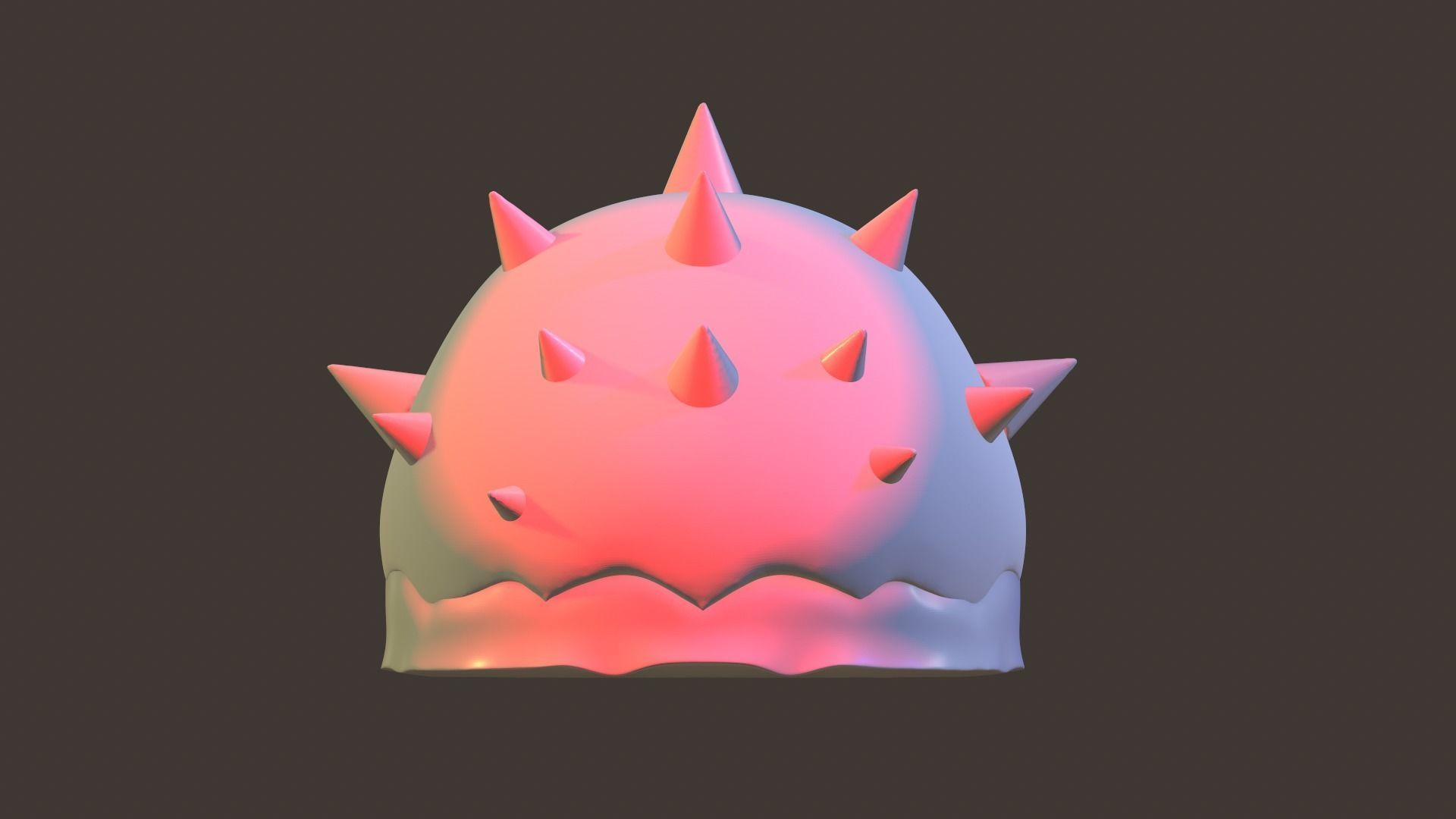 Slime thorn 3D model_4