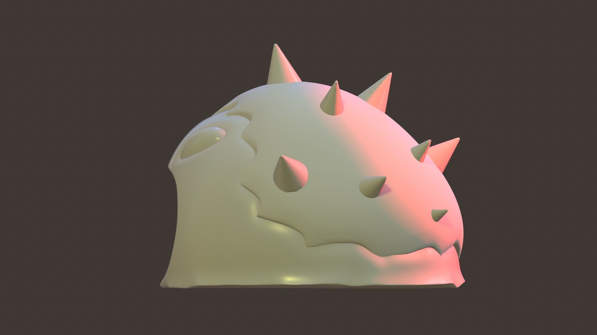 Slime thorn 3D model_2