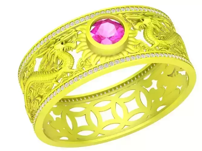 diamond dragon bangle 4754