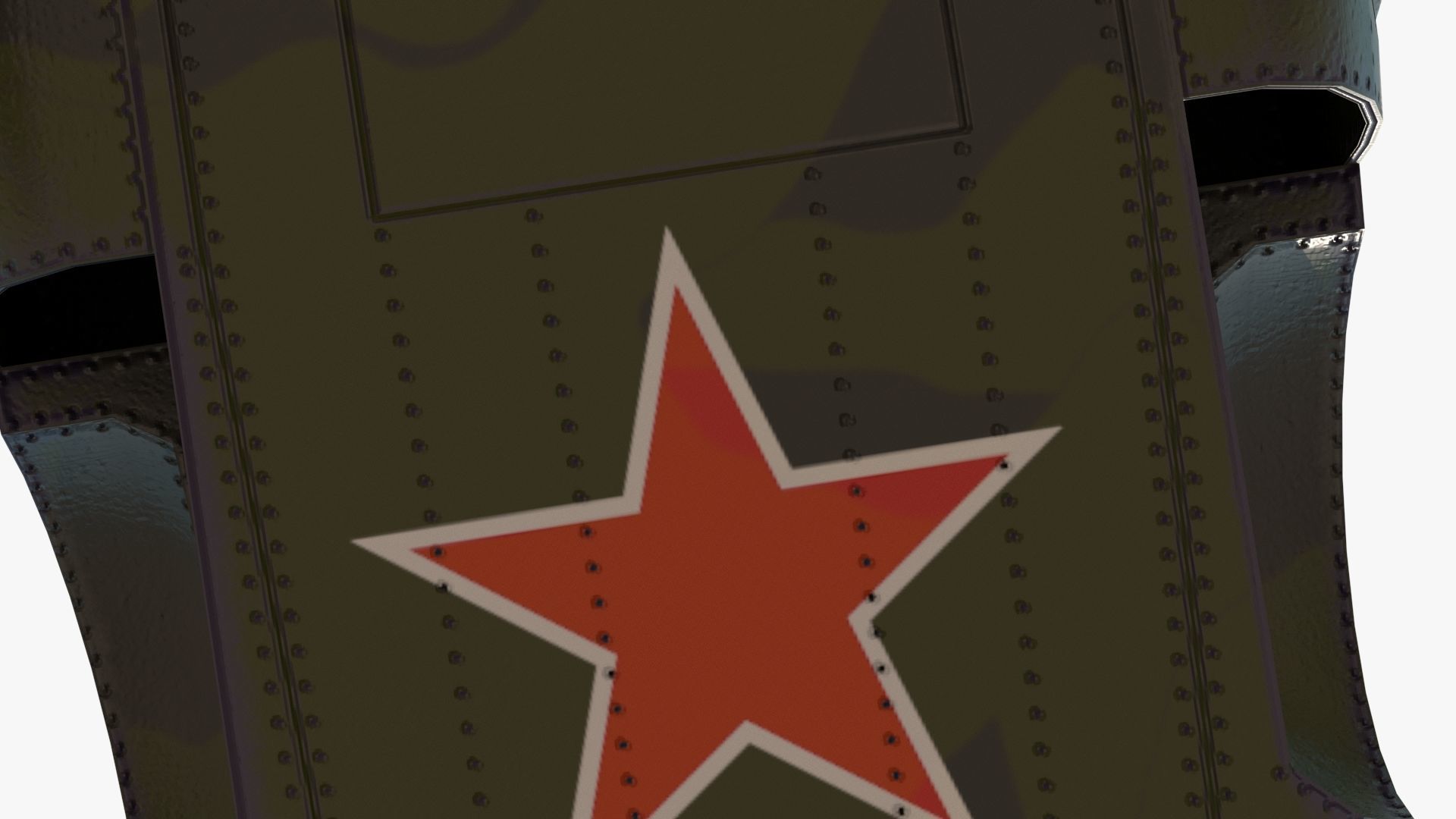 Attack Helicopter KA52 Black Shark Hokum Low-poly 3D model_16