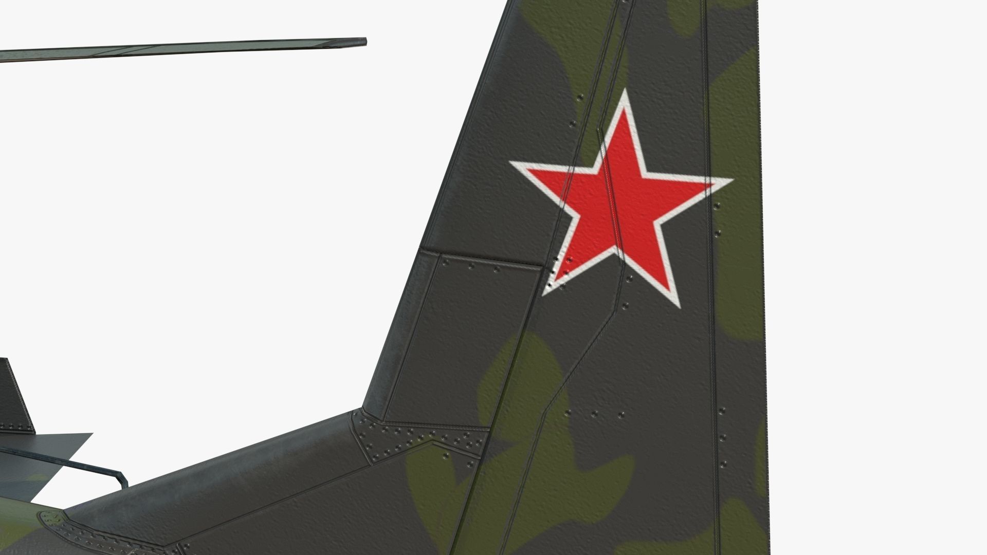 Attack Helicopter KA52 Black Shark Hokum Low-poly 3D model_14