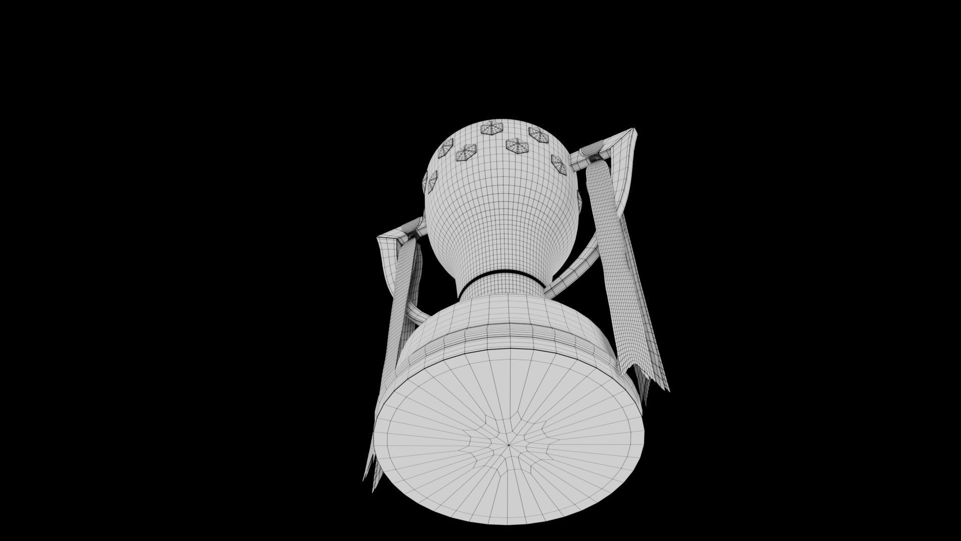 La Liga Trophy 3D model_6