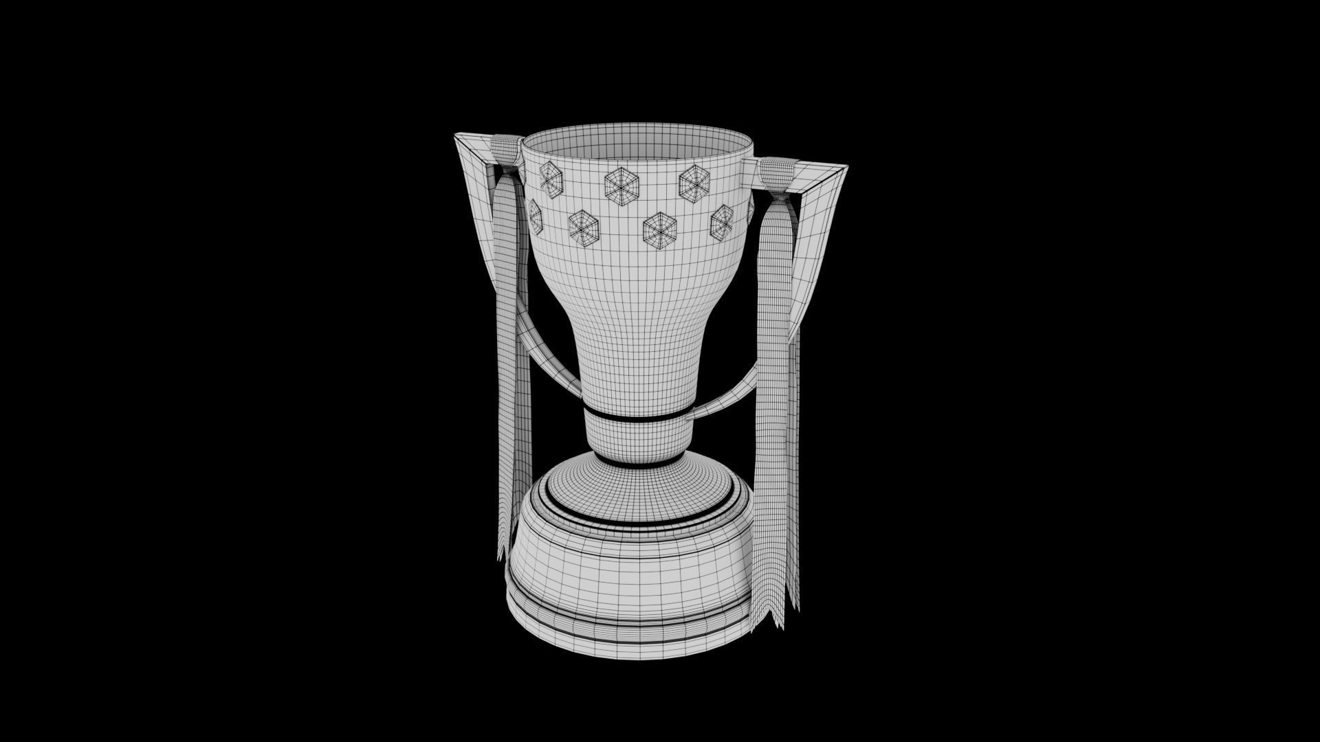 La Liga Trophy 3D model_5