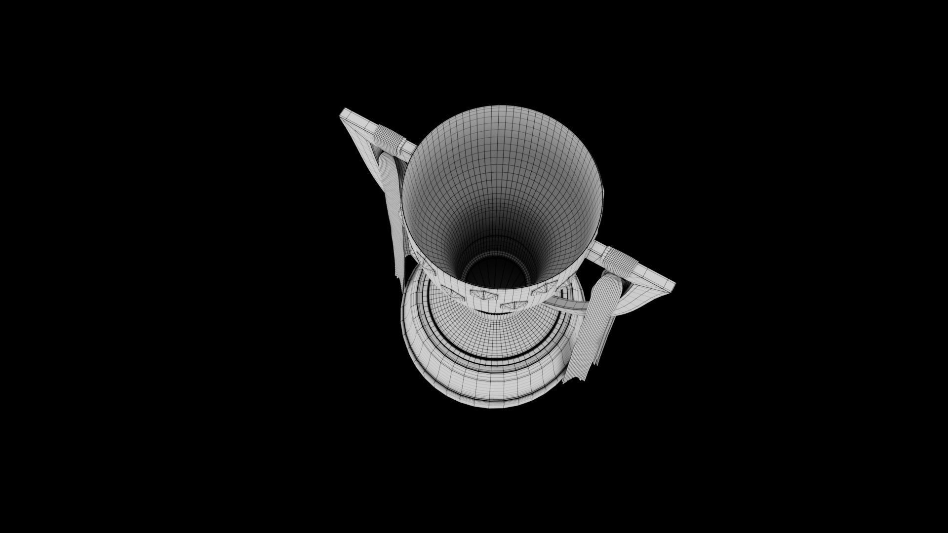 La Liga Trophy 3D model_7